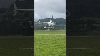 Helicopter landing at Newtownards [upl. by Laekcim]