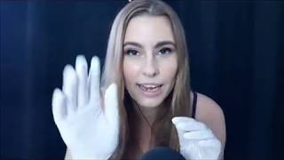 ASMR  Relaxing Glove Special crinkly sounds  tight latex gloves ENG [upl. by Moishe]