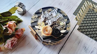 How to Make a Scrapbook for Boyfriend Birthday  Beautiful Scrapbook for Birthday  Tutorial [upl. by Anilehs]