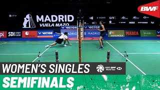 Madrid Spain Masters 2023  Carolina Marin ESP 1 vs Gregoria Mariska Tunjung INA 5  SF [upl. by Hayes]