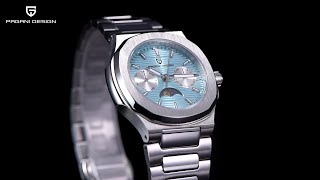 PAGANI DESIGN PD1786 Quartz Womens Watches Luxury 32mm Stainless Steel Waterproof Wrist Watch [upl. by Haiasi41]