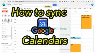 How to Sync Two Google Calendars [upl. by Sauncho839]