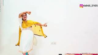 Chitte Suit Te Daag Pe Gaye  Geeta Zaildar  Kanian  Punjabi Song  Dance By Nidhi Raghav  viral [upl. by Hannasus]