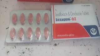 levofloxacin and ornidazole tablets review in hindi  Loxaquin tablets [upl. by Ellainad]