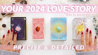 💌Your 2024 LOVESTORY Predictions👩‍❤️‍👨💕detailed af🔮✨pick a card ♣︎ tarot reading✨🔥 [upl. by Danuloff]