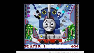 Amiga Emulated Thomas The Tank Engines Pinball Thomas 2599 points [upl. by Nwahsuq]