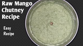 Raw Mango Chutney Recipe  Hasi Mavinakayi Chutney Recipe [upl. by Brey]