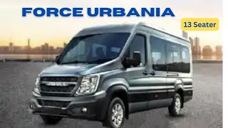 Force Urbania 13 Seater Mileage price specifications full review [upl. by Maury]