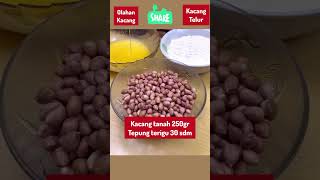 Resep kacang telur yang simpel Enaknya bisa kita duga😜😎 [upl. by Kornher]