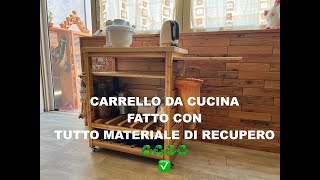 CARRELLO CUCINA FAI DA TE ♻️ [upl. by Emixam]