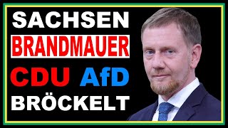 Sachsen Die BRANDMAUER zur AfD bröckelt [upl. by Jewell]