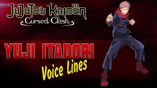 Jujutsu Kaisen Cursed Clash  Yuji Itadori ENGLISH  JAPANESE Voice Sounds [upl. by Paco]