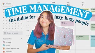 the definitive TIME MANAGEMENT GUIDE for busy but lazy people [upl. by Aticnemrac]