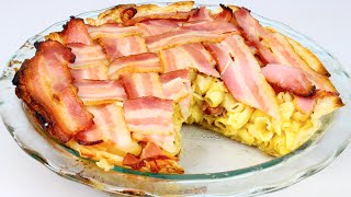 Macaroni amp Cheese Bacon Pie [upl. by Liddle]