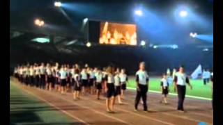 Athens 1991 Mediterranean Games  Water Ceremony and Opening Ceremony [upl. by Arihsak605]