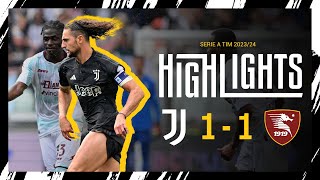 HIGHLIGHTS  JUVENTUS 11 SALERNITANA  Serie A  Matchday 36 [upl. by Herzel]