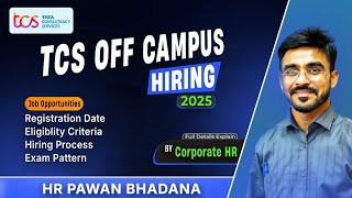 TCS off campus placement registration date and Process [upl. by Layod]