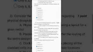 NPTEL Course VLSI Design Flow RTL to GDS Assignment 02 Answers July 2024 [upl. by Attevaj]