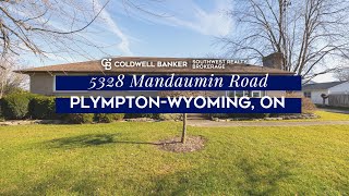 Sarnia Real Estate  5328 Mandaumin Road PlymptonWyoming Ontario Canada [upl. by Eelyram]