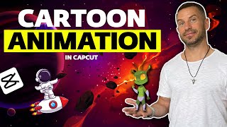 Make Your Own CARTOON Animation in CapCut  Step by Step Tutorial [upl. by Avilys]