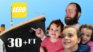 We’re Building a 30 Foot Titanic Out of Legos titanic legos [upl. by Juieta798]