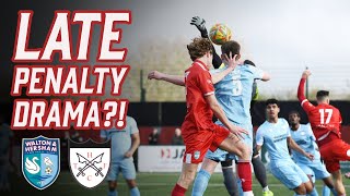 LATE PENALTY DRAMA WampH vs Hanwell Town  Full Highlights [upl. by Alad]