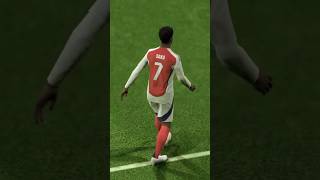 Bukayo Saka Goals shorts efootball efootball2024 pes yt youtube keşfet [upl. by Norvan]