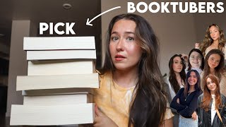 Booktubers choose what I read for an entire month  reading vlog [upl. by Tonnie994]