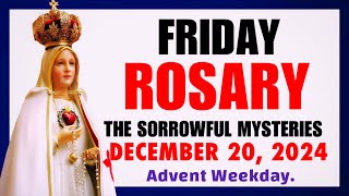 ROSARY FRIDAY  SORROWFUL MYSTERIES OF THE ROSARY  HOLY ROSARY NOVEMBER 1 2024 [upl. by Arutek714]