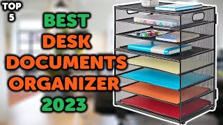 5 Best Desk Documents Organizer  Top 5 Documents Organizers for Your Desk in 2023 [upl. by Aibun37]