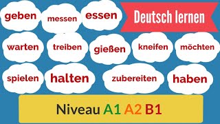 58 Deutsch lernen  Lernen Sie Deutsch mit kurzen Sätzen a1 a2 b1 [upl. by Cohlette]