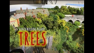 Scratch Building N Gauge Trees [upl. by Noreh]