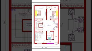 25X40 house plan homedesign housedesign houseplan floorplan dreamhome architecture 2dplan [upl. by Loeb]