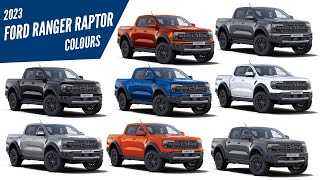 AllNew 2023 Ford Ranger Raptor  All Color Options  Images  AUTOBICS [upl. by Launcelot]