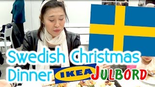 Food Review Swedish Julbord Event at Ikea  traditional Christmas smorgasbord buffet [upl. by Crofoot968]