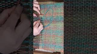 ◍ Finishing Touches Hemstitching amp Untying a Scarf from a Rigid Heddle Loom ◍ weaving rigidheddle [upl. by Bascomb]