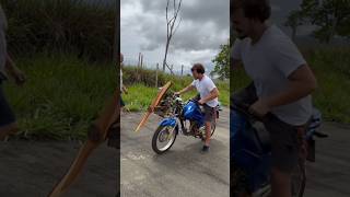 Is it a flying bike or a walking bike🤯shorts tranding nepal [upl. by Roer]