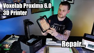 Voxelab Proxima 60 2K Mono LCD Resin 3D Printer Screen and Fep Sheet Repair [upl. by Notslar665]