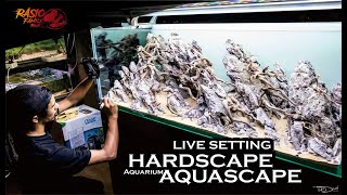 How to Hardscape a 120cm aquarium Aquascape [upl. by Aihtela]