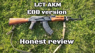 AKM from LCT electric blowback version review shooting test [upl. by Oicapot]