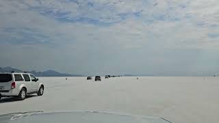 2024 Bonneville Speedweek  Taking A Ride Down The Long Course After The Drivers Meeting Today [upl. by Ahsaeit579]