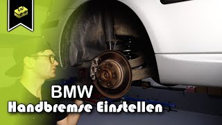 BMW 3 E46 Handbremse Einstellen  Adjusting the BMW E46 handbrake  Tutorial  HD [upl. by Bakerman]