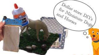 Schleich and Breyer Dollar Store DIYs [upl. by Lorens]