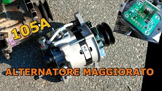 Alternatore Maggiorato e Modifica Regolatore InternoEsterno  Toyota 4Runner [upl. by Teahan]