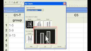 Statistics with Minitab histogram for grouped data [upl. by Einnahpets965]