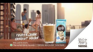 Nescafé All in 1 Frappe  Frappe Jahan Hangout Wahan [upl. by Thibault]