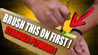 Do this to plywood STRONGER and BETTER looking [upl. by Weywadt]