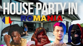 FIRST BLACK GUY TO DO A HOUSE PARTY IN ROMANIA WITH MARKOGLASS BVCOVIA AND SAMI G  VLOG [upl. by Grider]