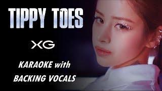 XG  TIPPY TOES  KARAOKE WITH BACKING VOCALS [upl. by Orv]