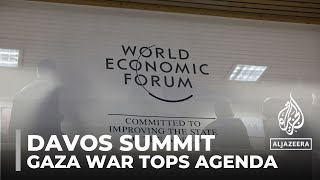 Davos summit War on Gaza high on the agenda as leaders meet [upl. by Annoerb]